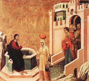 1- duccio di buoninsegna le christ et la samaritaine 1301